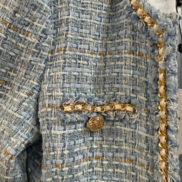 Generation Love Blue Tweed Blazer - Picture 5 of 7